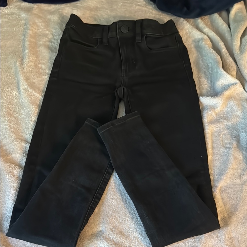Black American Eagle Skinny Jeans - 00